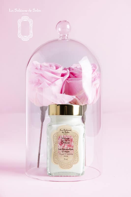 rose fragrance <br> argan cleansing milk/make up remover 100ml