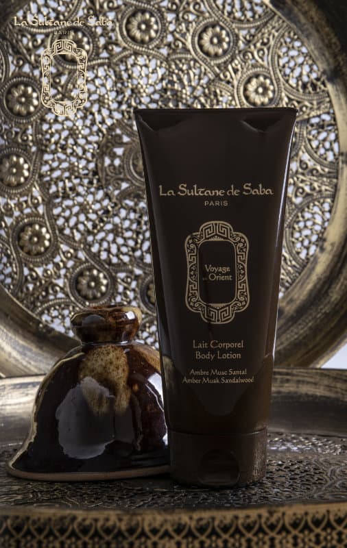 amber musk sandalwood fragrance<br> body lotion 200ml