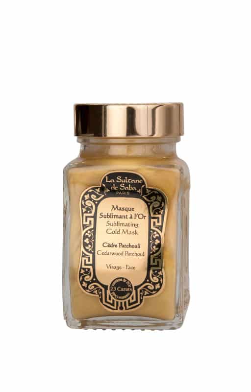 23 carat gold cedarwood & patchouli fragrancesublime gold face mask 100ml