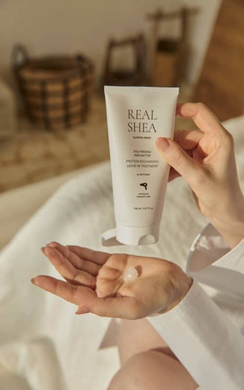 real shea<br>protein recharging leave in treatment w / oat protein 150ml