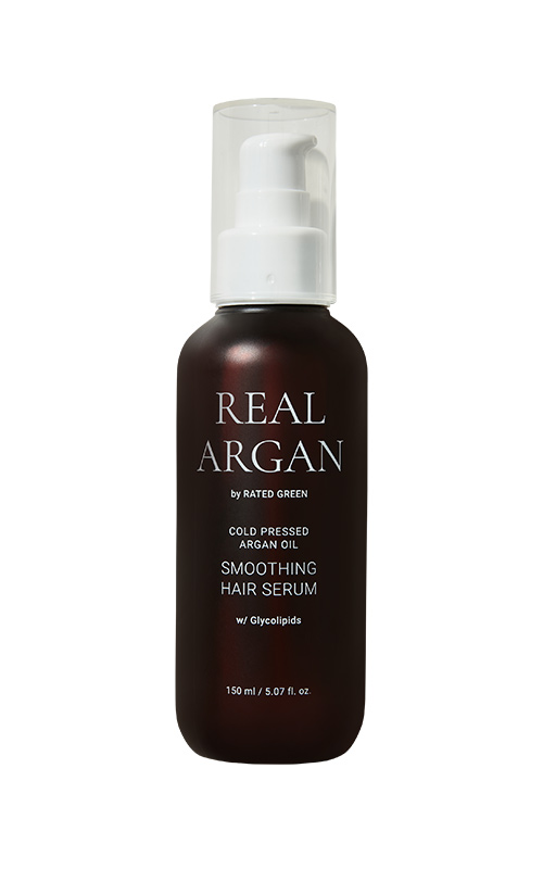 real argan smoothing hair serum