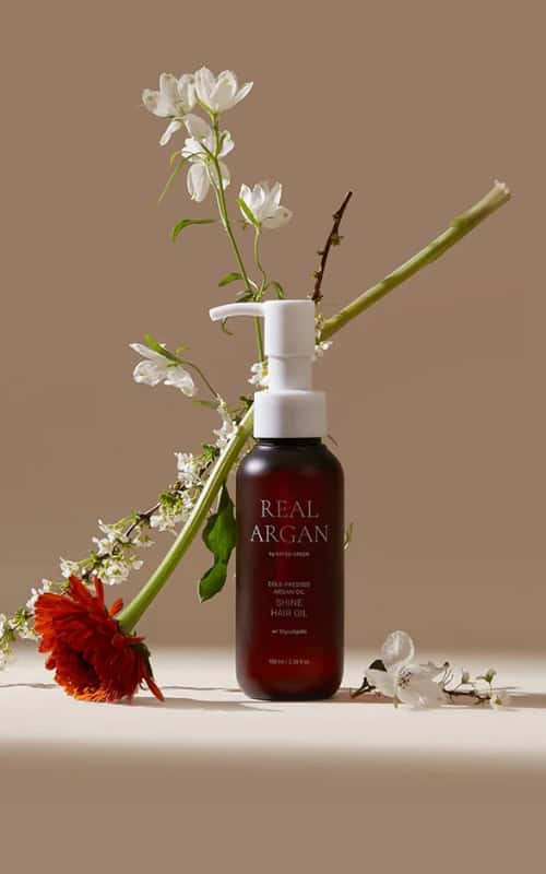 real argan<br>shine hair oil 100ml