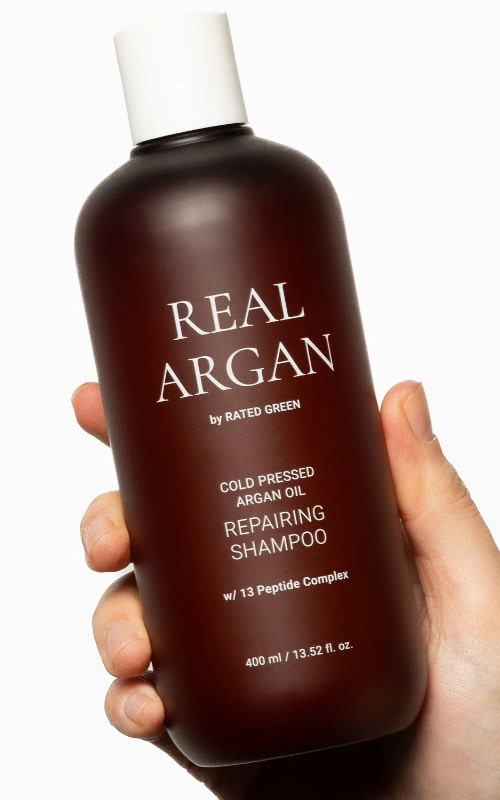 real argan repairing shampoo 400ml