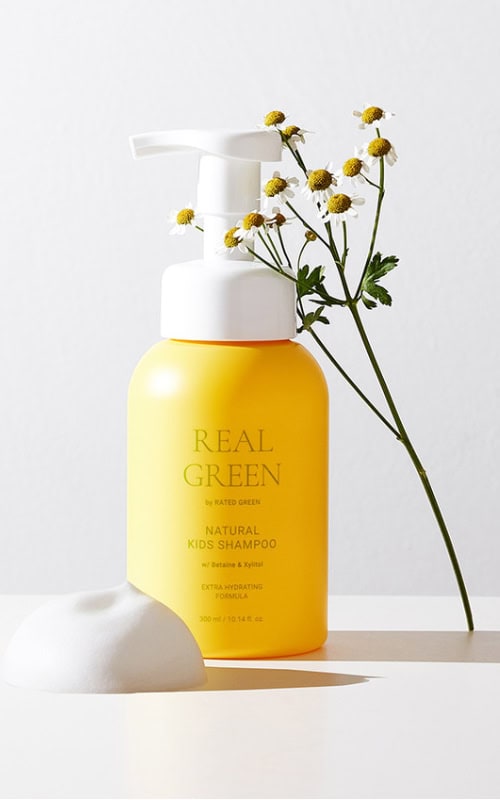 real green<br>kids shampoo w / chamomile 300ml